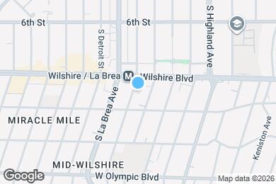 Map image of the property - 724 S Sycamore Ave