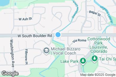 Map image of the property - 518 W South Boulder Rd