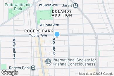 Map image of the property - 1639 W Touhy Ave