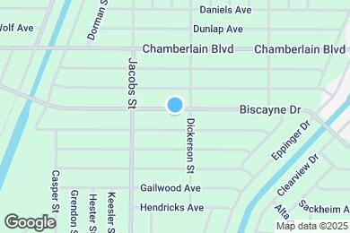 Map image of the property - 877 Biscayne Dr