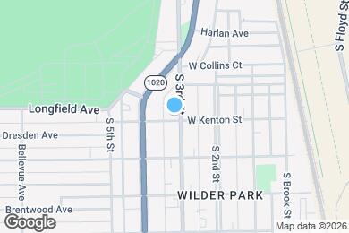 Map image of the property - 3944 S 3rd St