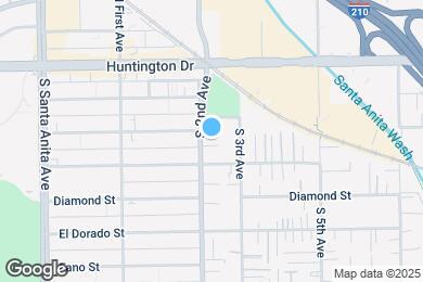 Map image of the property - 204 S 2nd Ave