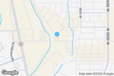 Map image of the property - 1152 N West Rim Dr