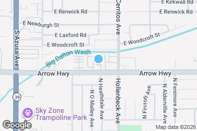 Map image of the property - 563 E Arrow Hwy