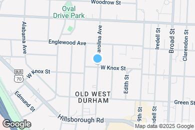 Map image of the property - 1001 Carolina Ave