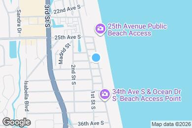 Map image of the property - 2900 Ocean Dr S