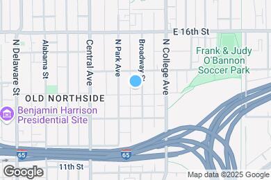 Map image of the property - 1404 Broadway St