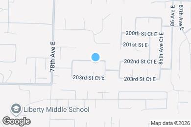 Map image of the property - 8108 202nd St Ct E