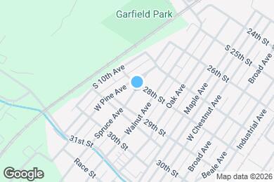 Map image of the property - 2807 Spruce Ave