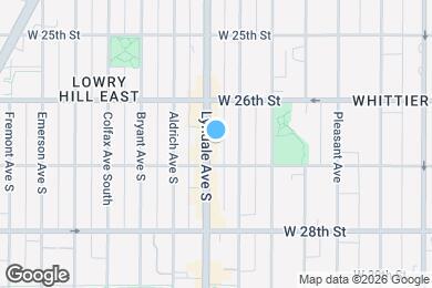 Map image of the property - 2637 Lyndale Ave S