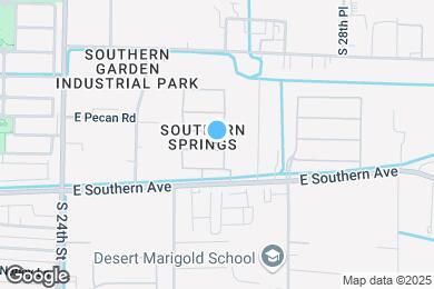 Map image of the property - 2632 E Hidalgo Ave