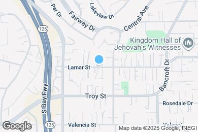 Map image of the property - 8724 Lamar St
