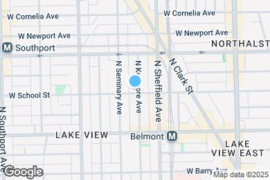 Map image of the property - 3300 N Kenmore Ave
