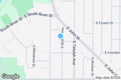 Map image of the property - 921 S Walden Ave