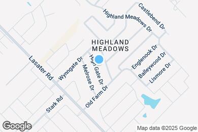 Map image of the property - 3018 High Gate Dr