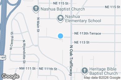 Map image of the property - 11220 N McGee St