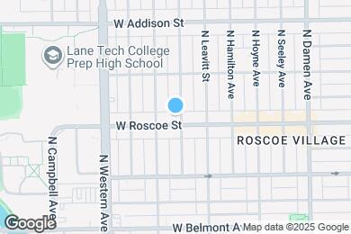 Map image of the property - 3402 N Bell Ave