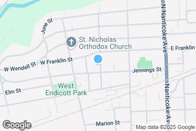 Map image of the property - 205 Dwight Ave