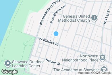Map image of the property - 123 S 46th St