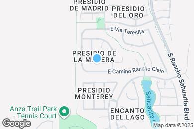 Map image of the property - 41 W Camino Tierra Montana