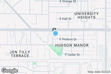 Map image of the property - 1404 E Hudson Dr