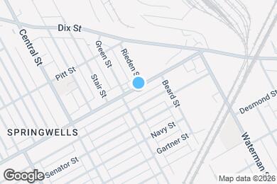 Map image of the property - 7121 W Vernor Hwy