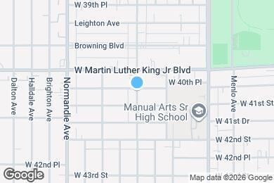 Map image of the property - 4053 S Budlong Ave