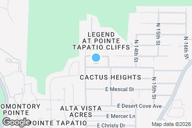 Map image of the property - 1222 E Yucca St