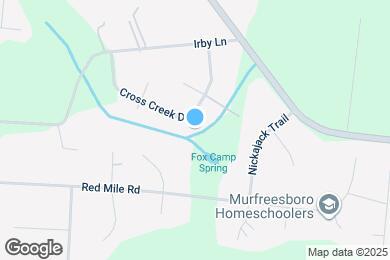 Map image of the property - 1918 Cross Creek Dr