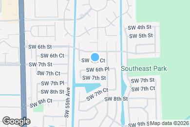 Map image of the property - 5140 SW 6th Ct