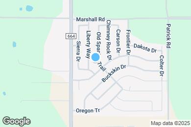 Map image of the property - 205 Old Spanish Trail