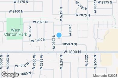Map image of the property - 1893 N 2475 W