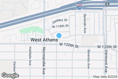 Map image of the property - 1318 W 119th St