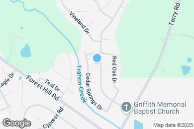 Map image of the property - 1 Sycamore Dr