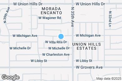 Map image of the property - 3540 W Villa Rita Dr