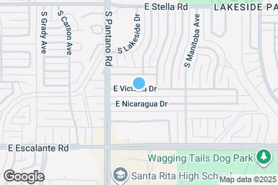 Map image of the property - 7956 E Victoria Dr