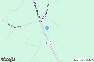 Map image of the property - 18610 Three Notch Rd