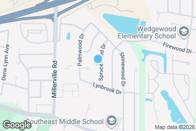 Map image of the property - 2208 Sprucewood Dr