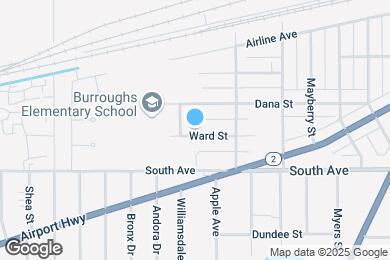 Map image of the property - 2346 Ward St