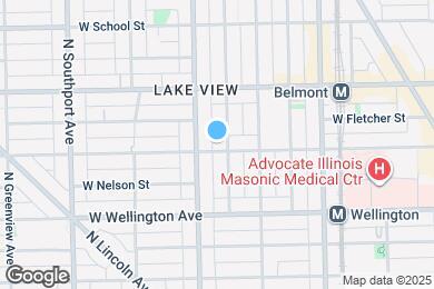 Map image of the property - 1140 W Barry Ave