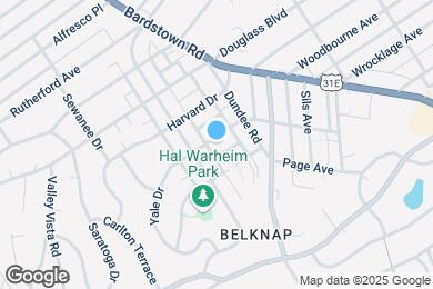 Map image of the property - 1916 Yale Dr