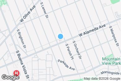 Map image of the property - 1911 W Alameda Ave