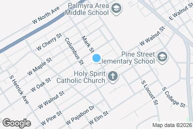 Map image of the property - 301 W Walnut St