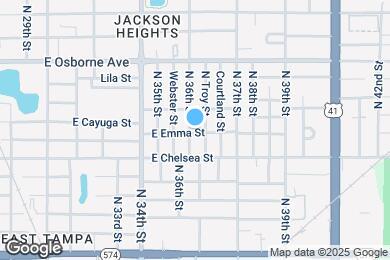 Map image of the property - 4501 N 36th St