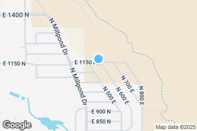 Map image of the property - 1121 N 600 E