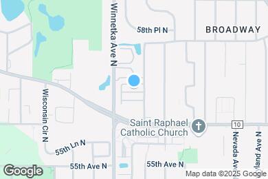 Map image of the property - 5648 Winnetka Ave N