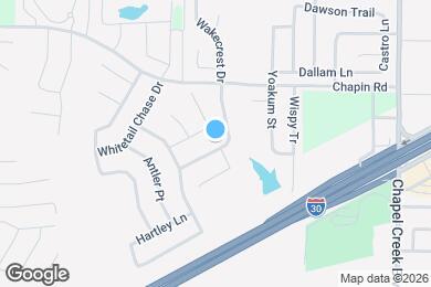 Map image of the property - 3032 Wakecrest Dr