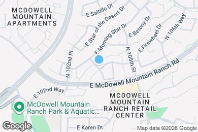Map image of the property - 10342 E Tierra Buena Ln