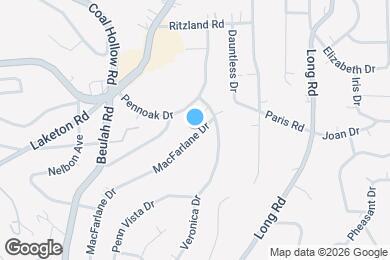 Map image of the property - 118 Macfarlane Dr