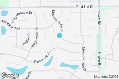 Map image of the property - 13898 Meadow Lake Dr